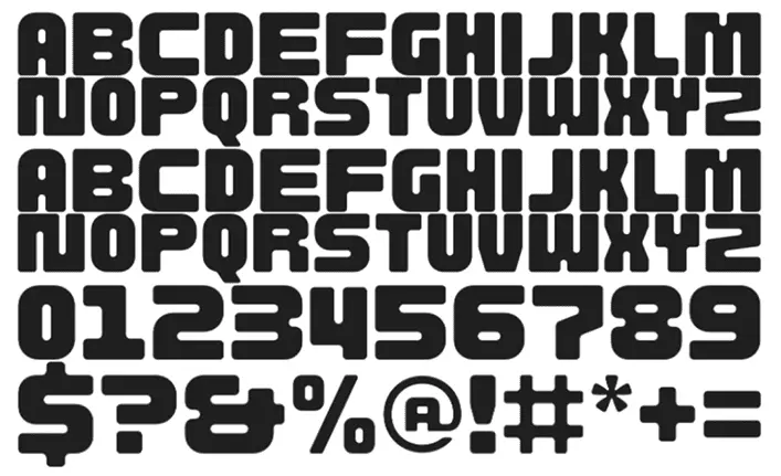 Cosmic Octo Bold Typeface